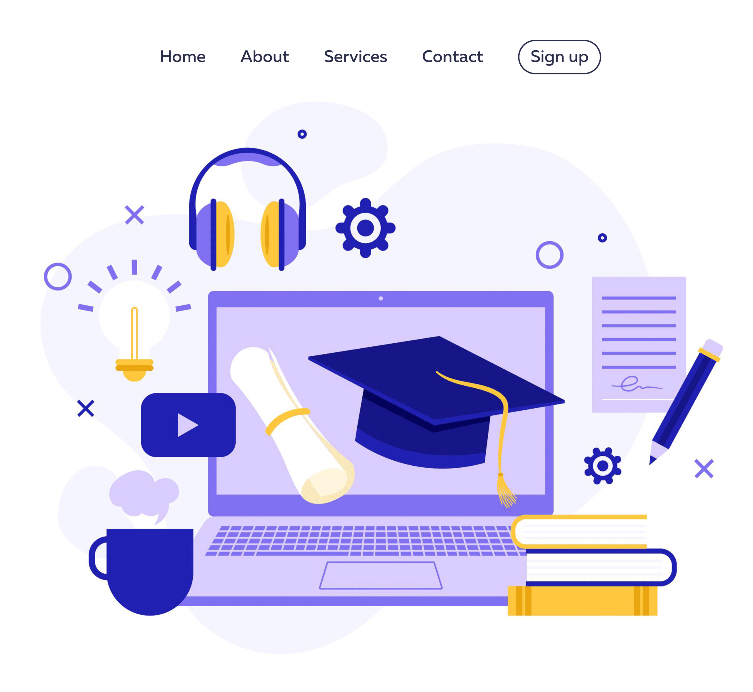 طراحی سایت ادزینو Online training طراحی سایت