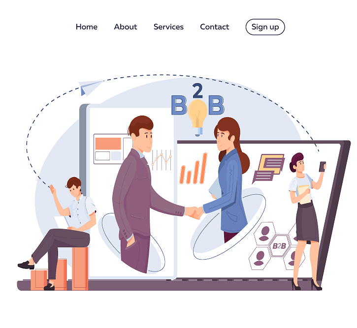 طراحی سایت ادزینو Business introduction min طراحی سایت