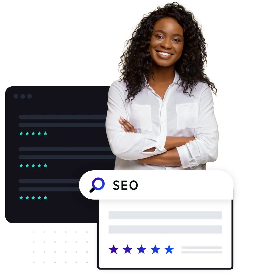 collage seo search rating person generic ادزینو